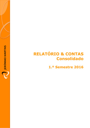 Thumbnail Jerónimo Martins
 Half-year Report 2016-h1