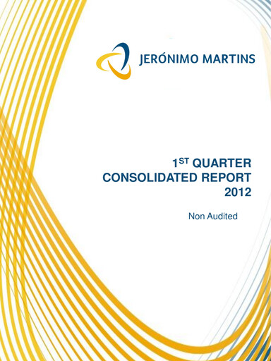 Miniature Jerónimo Martins
 Rapport trimestriel 2012-q1