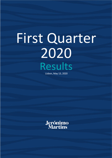 Miniature Jerónimo Martins
 Rapport trimestriel 2020-q1