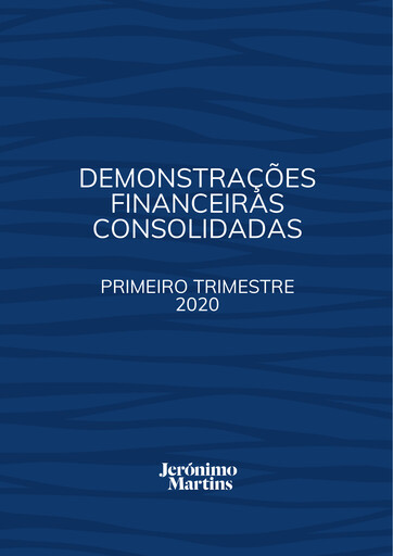 Thumbnail Jerónimo Martins
 Quarterly Report 2020-q1