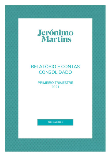 Thumbnail Jerónimo Martins
 Quarterly Report 2021-q1