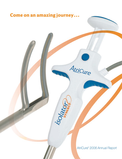 Thumbnail AtriCure Annual Report 2006