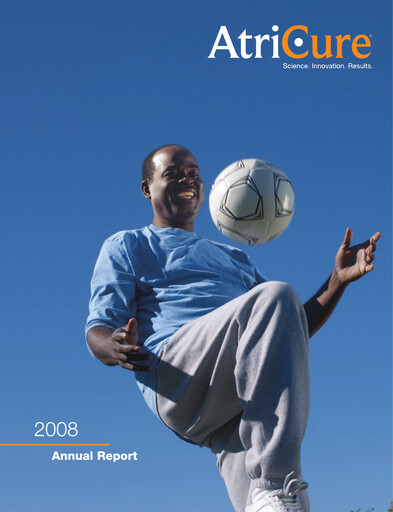 Thumbnail AtriCure Annual Report 2008