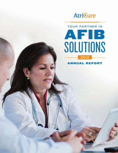 Thumbnail AtriCure Annual Report 2012