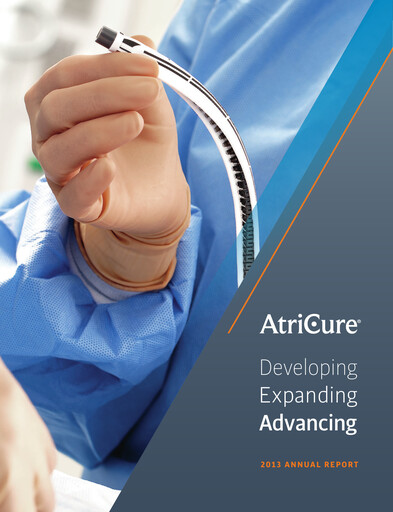 Thumbnail AtriCure Annual Report 2013