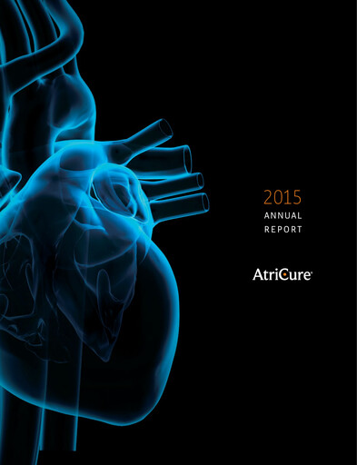 Thumbnail AtriCure Annual Report 2015