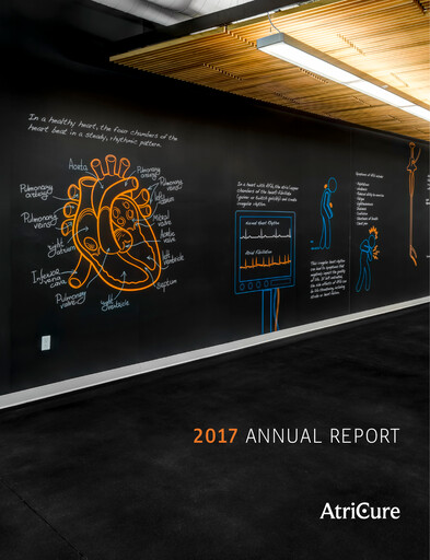 Thumbnail AtriCure Annual Report 2017