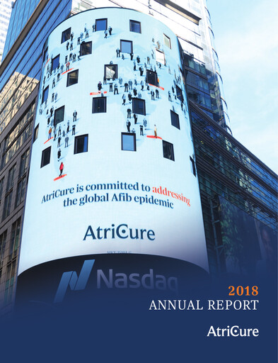Thumbnail AtriCure Annual Report 2018