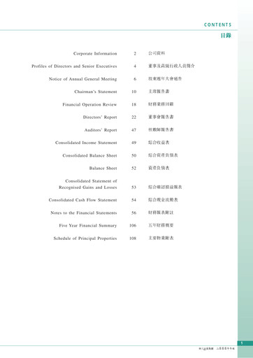 Thumbnail Chinese Estates Holdings Annual Report 2000