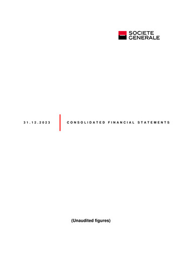 Miniature Société Générale
 Bilan financier 2023