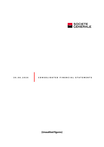 Thumbnail Société Générale
 Financial Statement 2026-h1