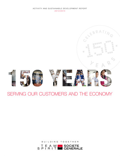 Thumbnail Société Générale
 Sustainability Report 2013-2014