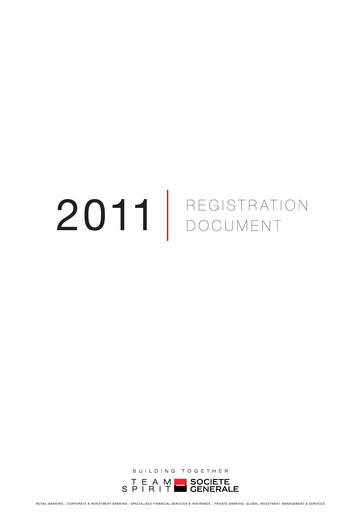 Thumbnail Société Générale
 Universal Registration Document 2011