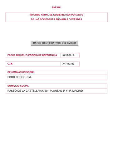 Thumbnail Ebro Foods
 Annual Report 2016