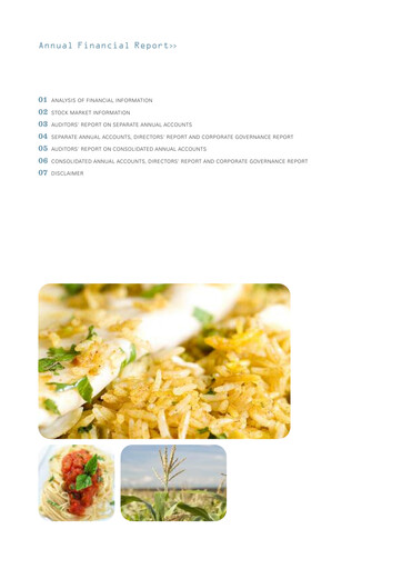 Thumbnail Ebro Foods
 Financial Statement 2010