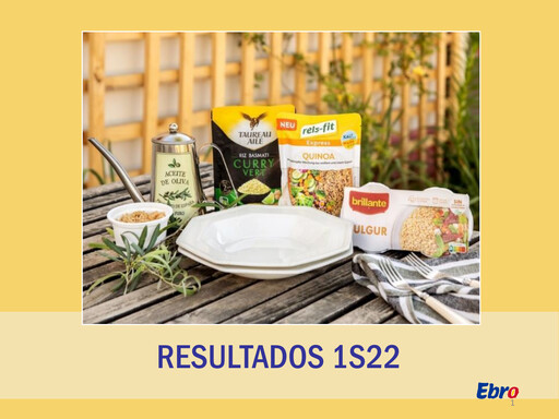 Thumbnail Ebro Foods
 Half-year Report 2022-h1