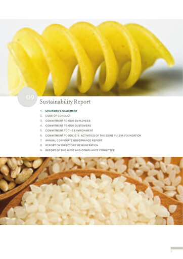 Thumbnail Ebro Foods
 Sustainability Report 2009