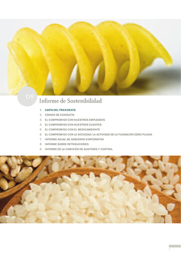 Thumbnail Ebro Foods
 Sustainability Report 2009