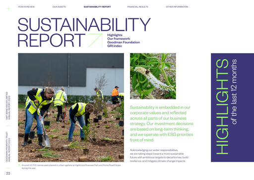 Thumbnail Goodman Property Trust Sustainability Report 2023
