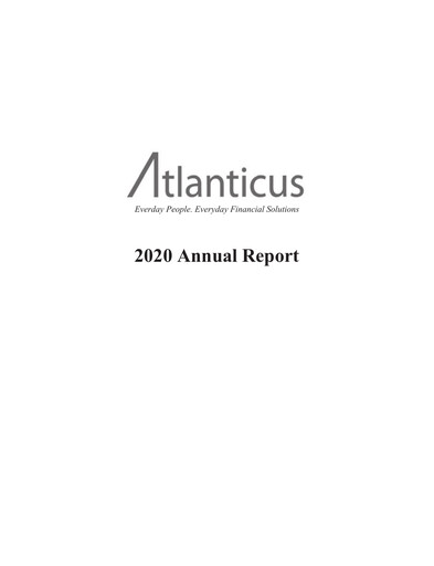 Thumbnail Atlanticus Annual Report 2020