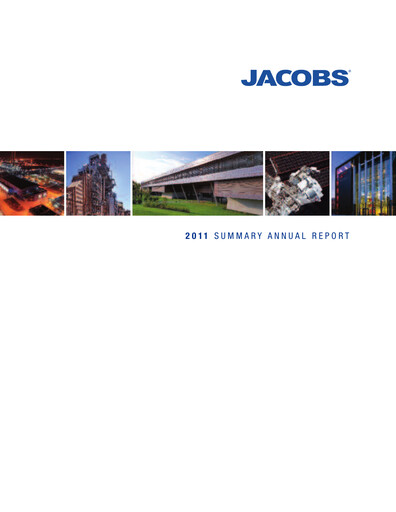 Thumbnail Jacobs Engineering Annual Report 2011