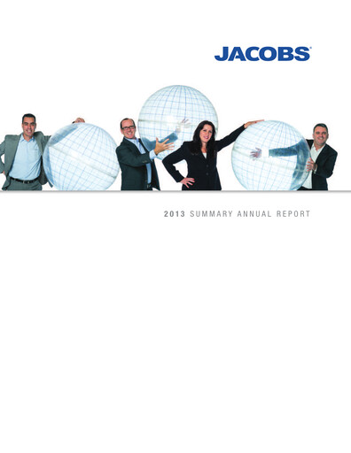 Thumbnail Jacobs Engineering Annual Report 2013