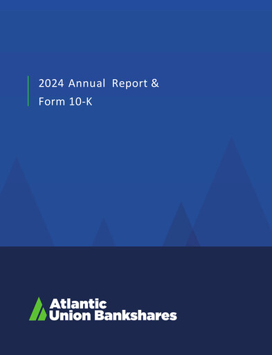 Thumbnail Atlantic Union Bankshares Annual Report 2024