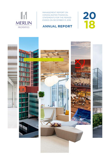 Thumbnail Merlin Properties
 Annual Report 2018
