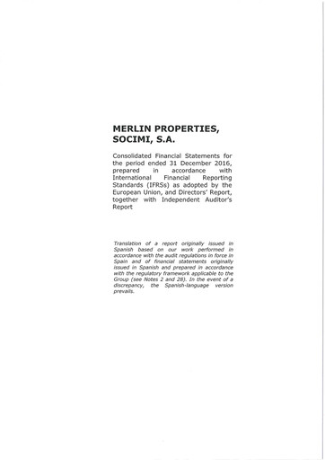 Thumbnail Merlin Properties
 Financial Statement 2016