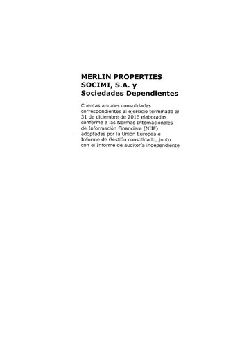 Thumbnail Merlin Properties
 Financial Statement 2016