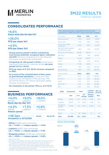 Thumbnail Merlin Properties
 Quarterly Report 2022-q1