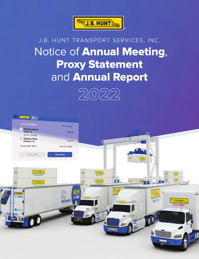 Thumbnail J. B. Hunt
 Annual Report 2022