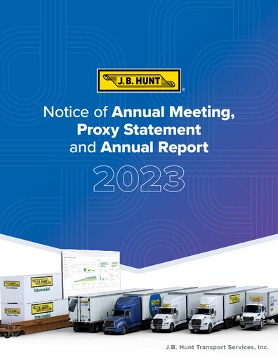 Thumbnail J. B. Hunt
 Annual Report 2023
