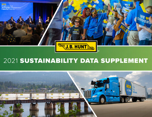 Thumbnail J. B. Hunt
 Sustainability Report 2021
