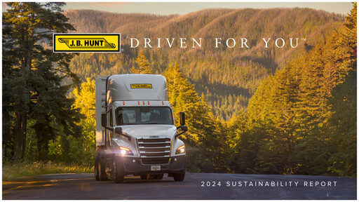 Thumbnail J. B. Hunt
 Sustainability Report 2024