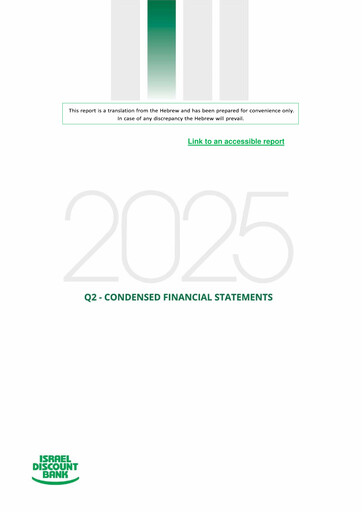 Thumbnail Israel Discount Bank
 Financial Statement 2025-h1