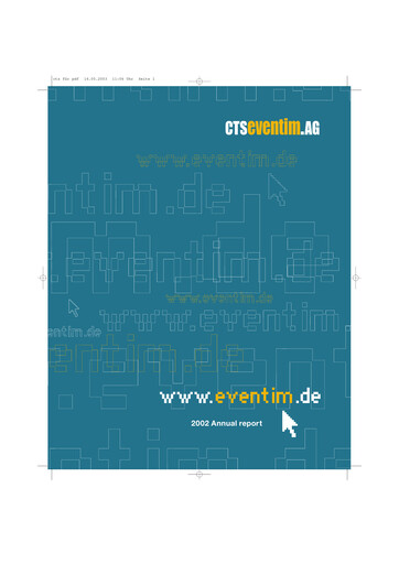 Thumbnail CTS Eventim
 Annual Report 2002