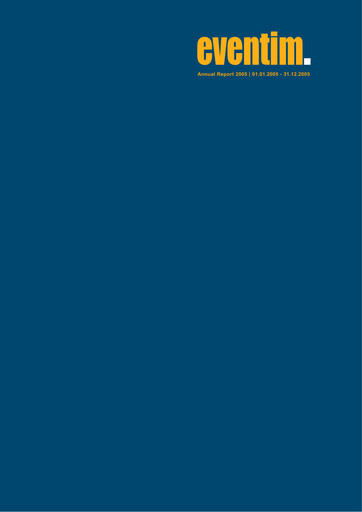 Thumbnail CTS Eventim
 Annual Report 2005