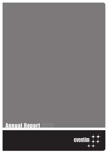 Thumbnail CTS Eventim
 Annual Report 2006