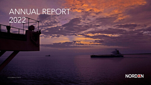 Thumbnail D/S Norden (Dampskibsselskabet Norden) Annual Report 2022
