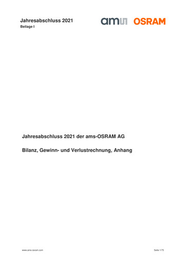 Vorschaubild AMS-Osram
 Finanzmitteilung 2021