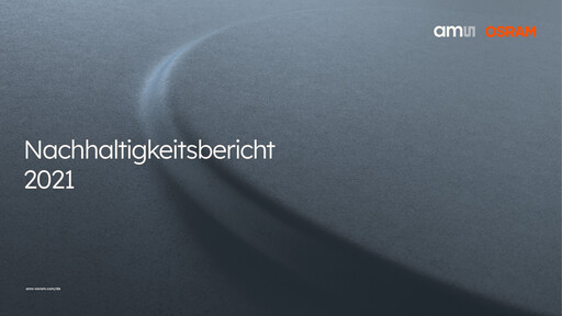 Thumbnail AMS-Osram
 Sustainability Report 2021