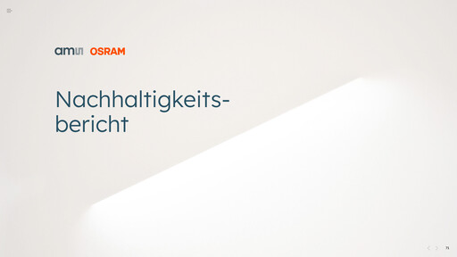 Thumbnail AMS-Osram
 Sustainability Report 2024