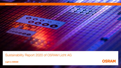 Thumbnail AMS-Osram
 Sustainability Report 2020