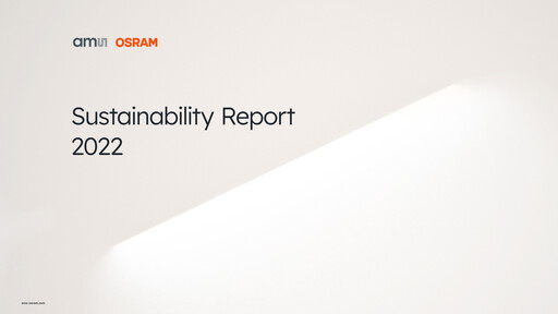 Thumbnail AMS-Osram
 Sustainability Report 2022