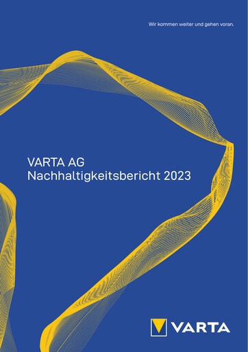 Thumbnail Varta Sustainability Report 2023