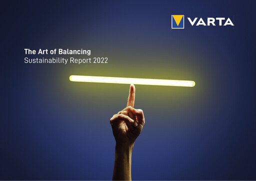 Thumbnail Varta Sustainability Report 2022