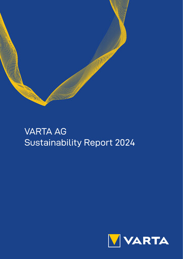 Thumbnail Varta Sustainability Report 2024