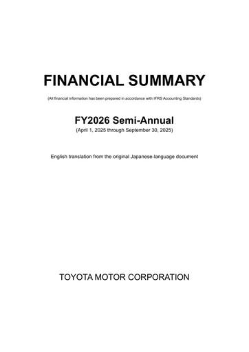 Vorschaubild Toyota Halbjahresbericht 2026-h1