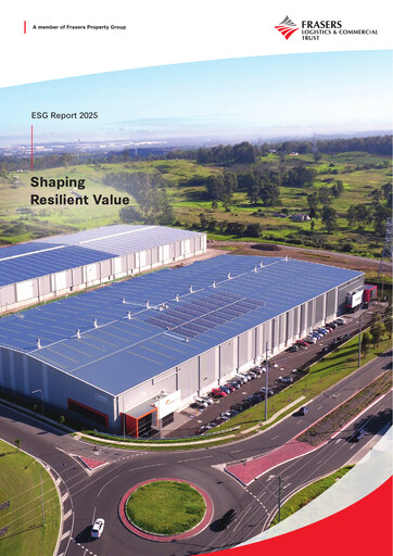 Miniature Frasers Logistics & Industrial Trust Rapport ESG 2025